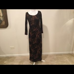 Long sleeve formal dress